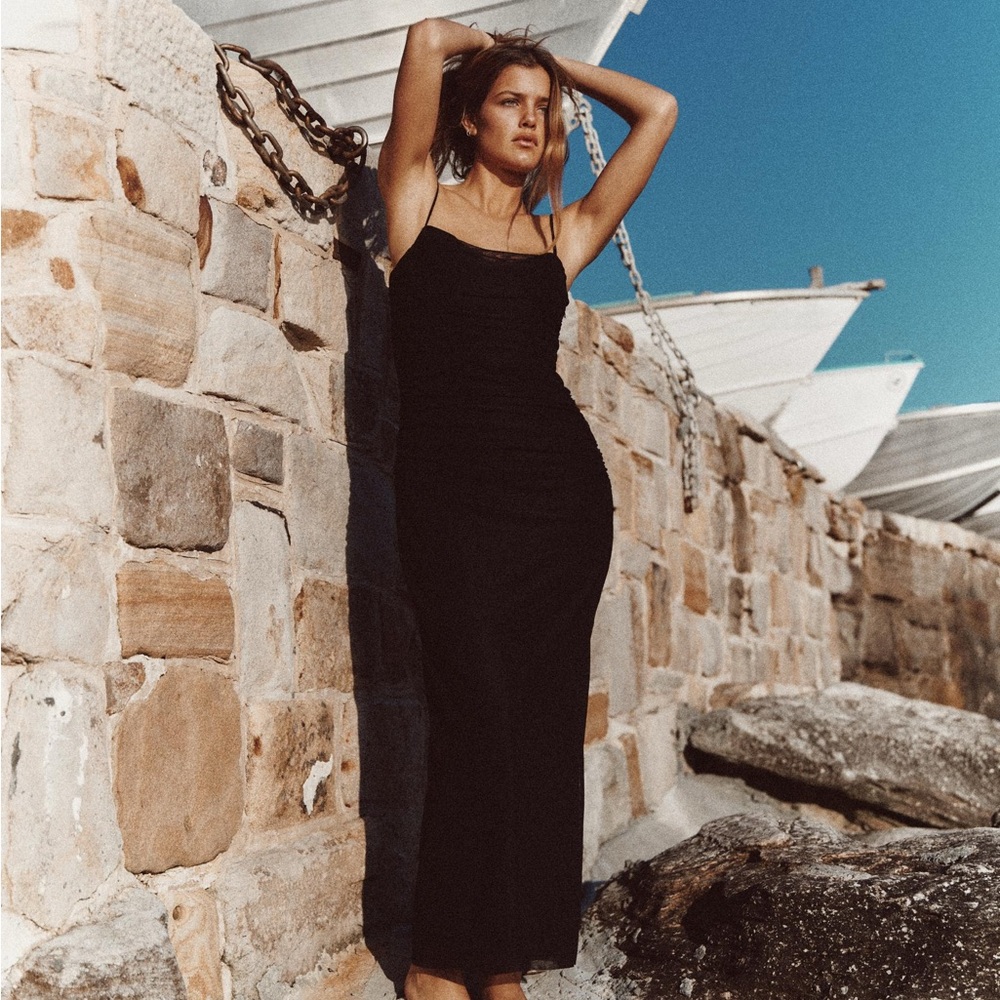 NWT Zara Tulle Midi Dress